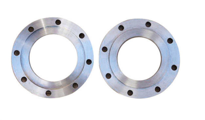 Flat welded flange